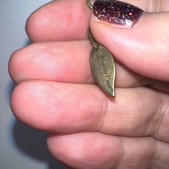 Coldwater Creek Multi Strand Gold Tone Bead and Cord Necklace - Picture 5 of 6